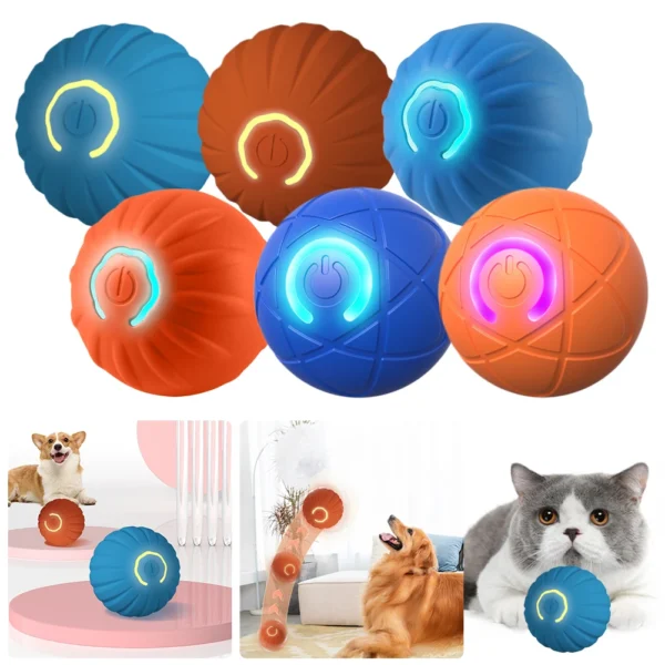 Intelligent Self-Moving Pet Ball Toy