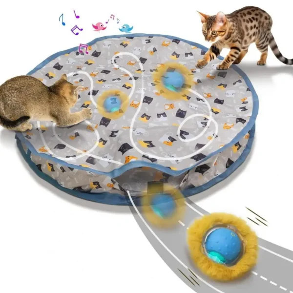 Interactive Hide-and-Seek Cat Toy