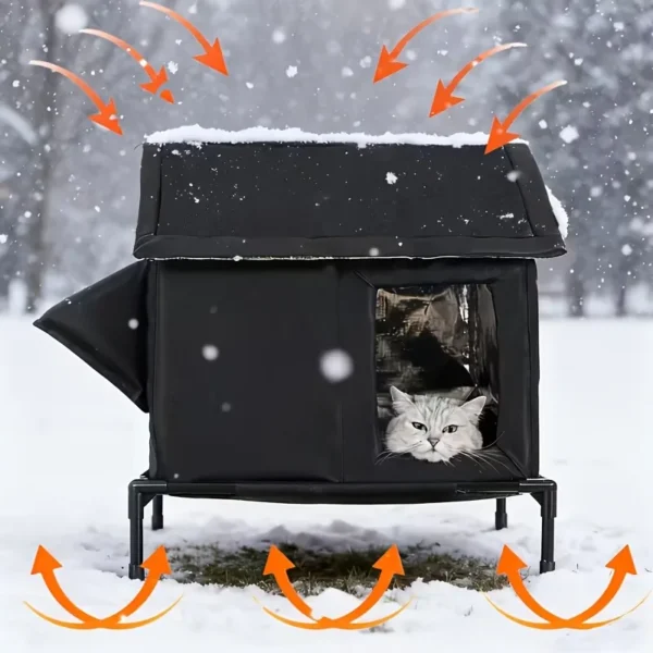 Winter Insulated Outdoor Cat Shelter