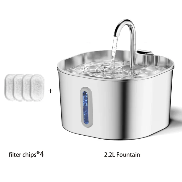 2.2L Stainless Steel Water Fountain