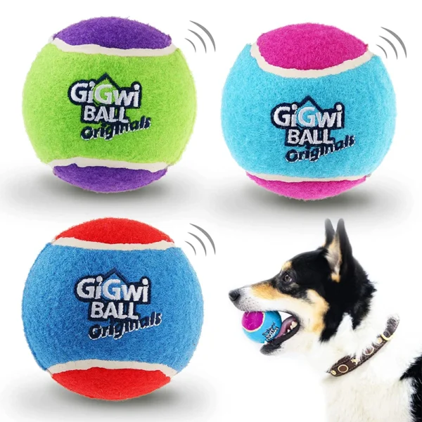 Squeaky Tennis Dog Ball