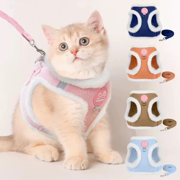 Cat Harness Leash Set