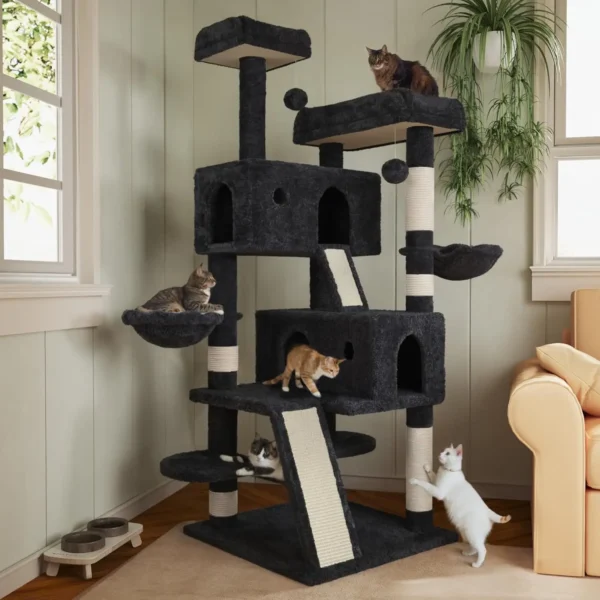 66 Inch Multi Level Cat Tree